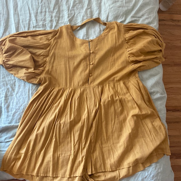 Avy & Co. Pants - Avy & Co. Ochre Bloomer Playsuit